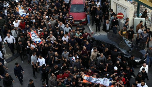 فلسطين تودع 6 شبان في موكب مهيب.. والإضراب يعم محافظات الضفة حدادًا على أرواح شهداء نابلس ورام الله
