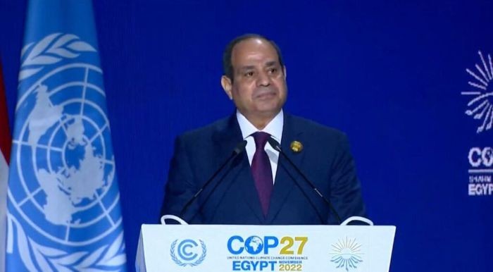 السيسي: الشرق الأوسط أكثر مناطق العالم  تضررا من تغير المناخ