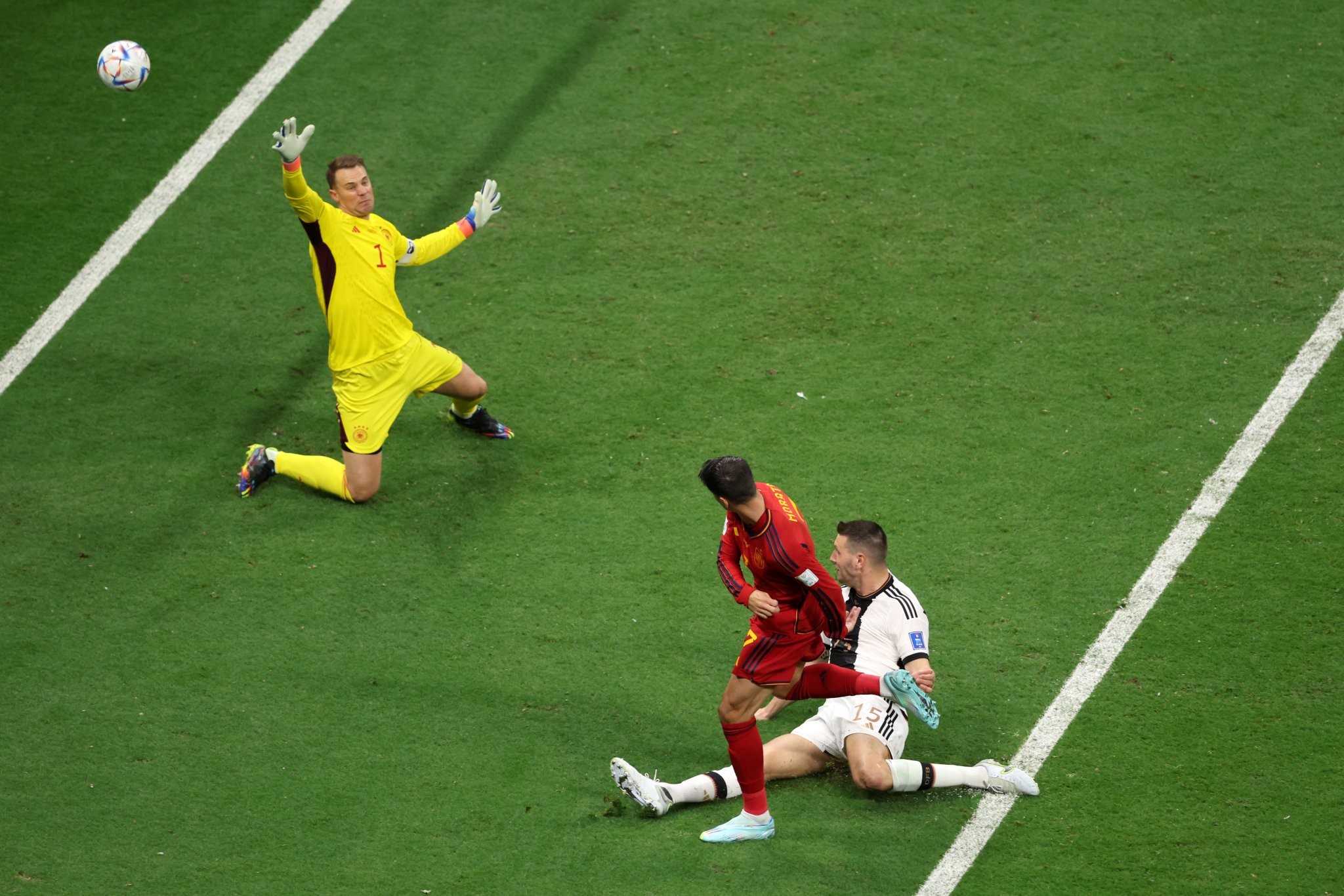 ألمانيا تخطف تعادلًا ثمينًا من الماتادور الإسباني،، وتنعش آمالها في كأس العالم