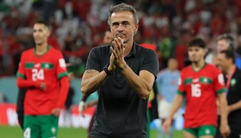 بعد الهزيمة من المغرب.. إقالة لويس إنريكي من تدريب منتخب إسبانيا.. وتعيين لويس دي لا فوينتي