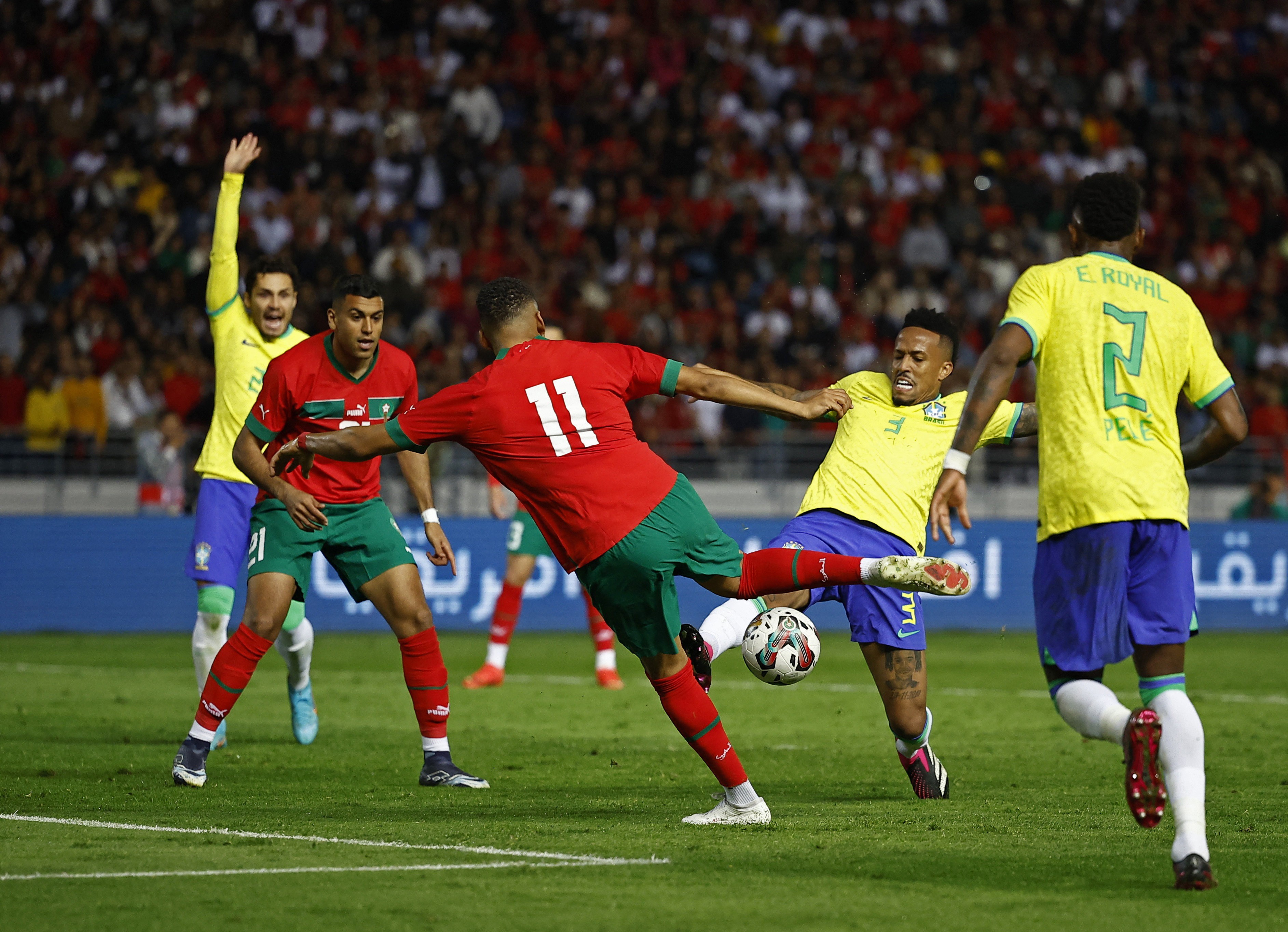 منتخب المغرب يكتب رقمًا تاريخيًا بالفوز على البرازيل