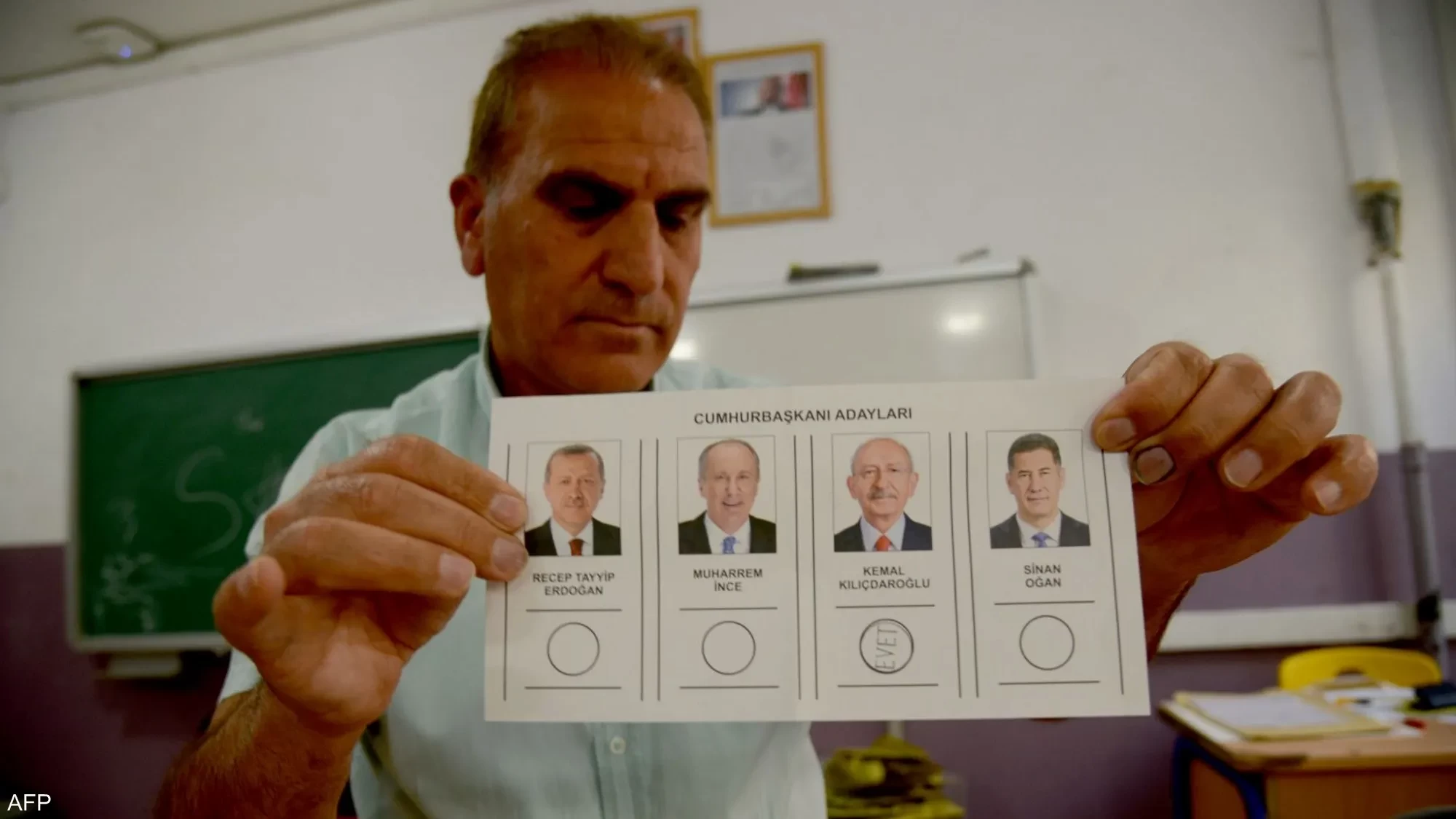 انتخابات تركيا.. نتائج أولية تشير إلى جولة إعادة بين أردوغان وكليتشيدار